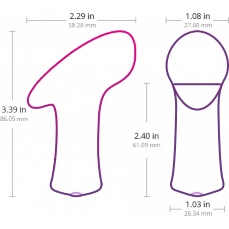Универсальная мощная вибропуля, управляемая на расстоянии "Ambi by Lovense"