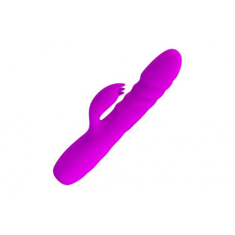 Перезаряжаемый вибратор с толчковыми движениями и стимуляцией клитора "Pretty Love Melanie"