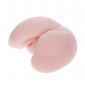 Реалистичная вагина+анус с вибрацией "Киска" 