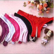 Стринги с жемчужинами