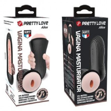 Регулируемый мастурбатор с эффектом минета "Pretty Love Alice"