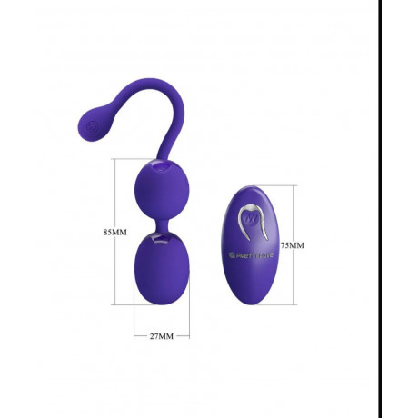 Вагинальные шарики с пультом управления "Pretty Love Willie Youth"