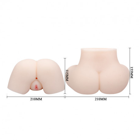 Реалистичная вагина-анус с вибрацией "Passion Lady"