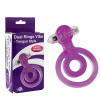 Виброкольцо "DUAL RINGS VIBE-TONGUE STYLE"