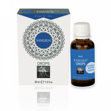 Возбуждающие мужские капли "Samurai Shiatsu", 30 мл