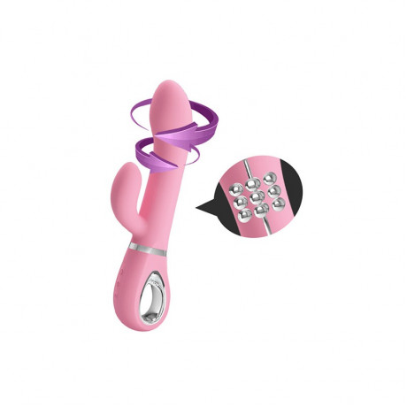Многофункциональный вибратор со стимуляцией клитора "Pretty Love Ternence"