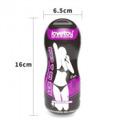 Миниатюрный Мастурбатор с вибрацией "Sex in a Can"