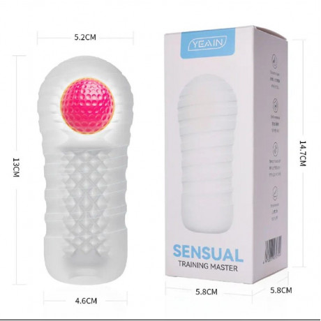 Карманный Мастурбатор со стимулирующим шариком "Yeain Sensual Training Master"