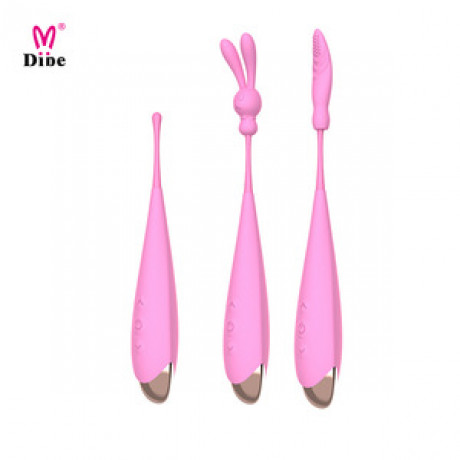 Вибростимулятор с насадками "Dibe Maria Зайка"