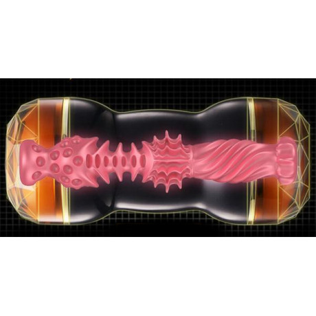 Двусторонний мастурбатор в тубусе "King-Kong"