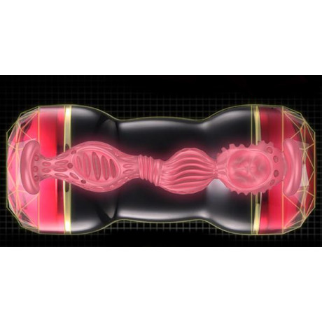 Двусторонний мастурбатор в тубусе "King-Kong"