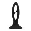 Анальная силиконовая пробка на присоске "Fabulous"