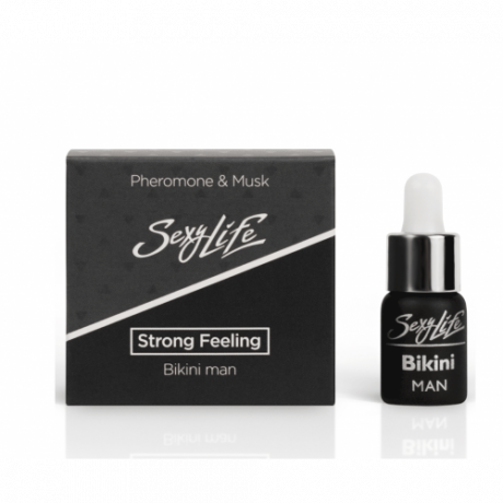 Духи для зоны бикини и декольте для мужчин "Strong Feeling"