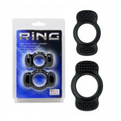 Набор эрекционных колец на член "Ring", 2шт.
