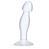 Анальный прозрачный стимулятор на присоске "Flawless Clear" 6,5"