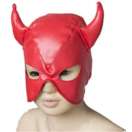 Кожаная маска "Дьявола"