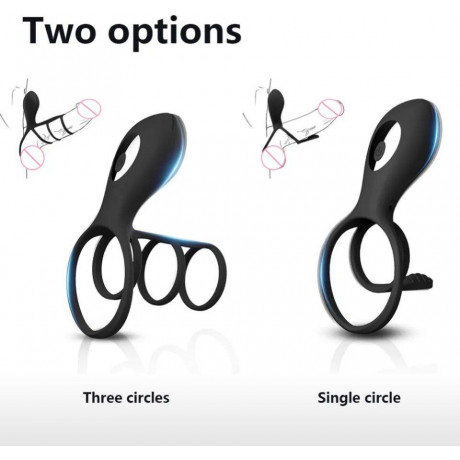 Перезаряжаемое виброкольцо на член "Yeain"