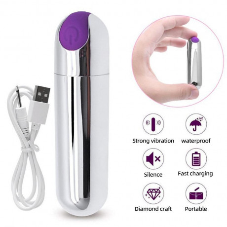 Перезаряжаемый мини вибратор "Yeain"