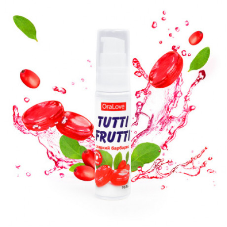 Съедобный Оральный Гель со вкусом барбариса "TUTTI-FRUTTI", 30 г