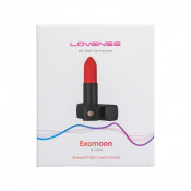 Мощный мини-вибратор в виде помады, управляемый на расстоянии "Exomoon by Lovense"