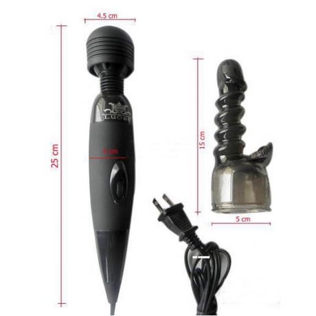 Универсальный вибромассажер с насадкой "Fairy Wand LG-808A"