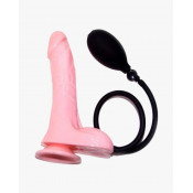 Фаллоимитатор надувной на присоске без вибрации "Baile"