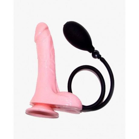 Фаллоимитатор надувной на присоске без вибрации "Baile"