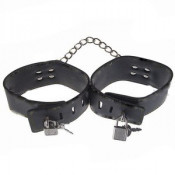 Наручники кожаные с замком