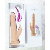 Фаллоимитатор со стимулятором клитора "Leggy"