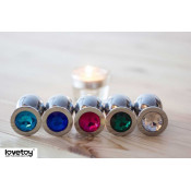 Металлическая анальная пробка "Серебряное наслаждение"