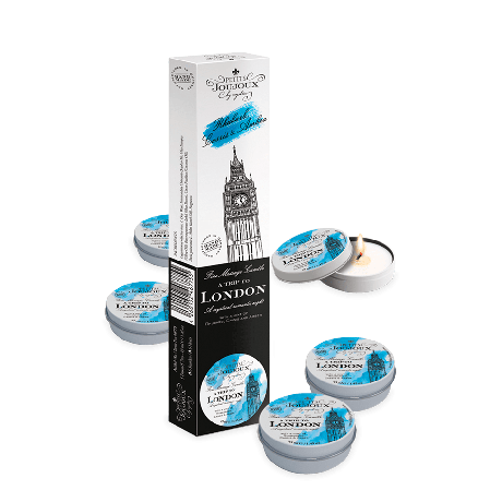 Свеча для массажа "Petits Joujoux ревень, смородина и амбра"