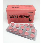 Комбинированный дженерик 2в1 для эрекции и продления полового акта "Super Vilitra" (Vardenafil&Dapoxetine)