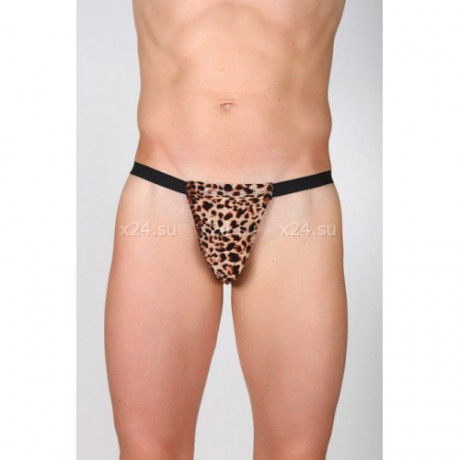 Мужские стринги "Vanilla Paradise" леопардовые VPST115