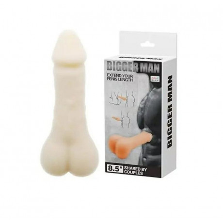 Мастурбатор-насадка 2 в 1 "Bigger Man"