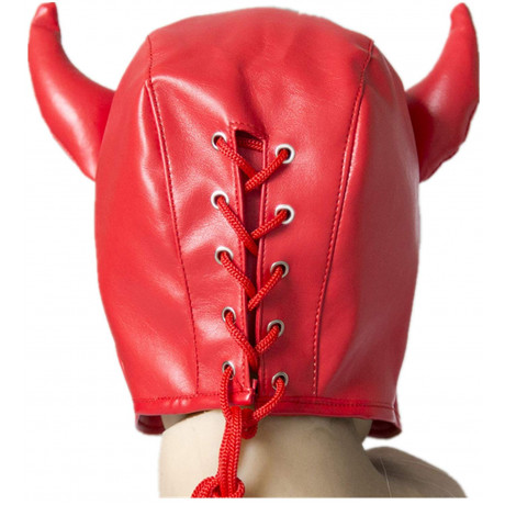 Кожаная маска "Дьявола"