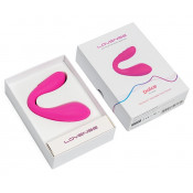 Управляемый на расстоянии регулируемый двусторонний вибратор для клитора и точки G "Dolce by Lovense"