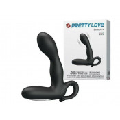 Перезаряжаемый вибростимулятор и массажер простаты 2 в 1 "Pretty Love Barrack"