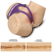 Полноразмерный мастурбатор вагина+анус с трусиками и с вибрацией "Streetgirls"