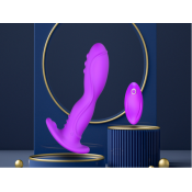 Рифленный вибростимулятор с дистанционным пультом "AFY-856"