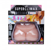 Реалистичная вагина мастурбатор с вибрацией и со звуками "SuperClimax"