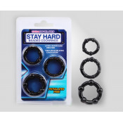 Набор Эрекционных колец на член "Stay hard", 3 шт