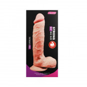 Реалистичный фаллоимитатор "Enduro blaster" 9.5" на присоске без вибрации