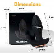 Анальный вибростимулятор "Cannon"