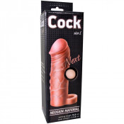 Насадка на член с кольцом для мошонки "Cock Next"