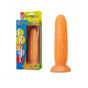 Анально-вагинальный стимулятор на присоске в виде кукурузы "Fresh Feel"