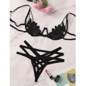 Сексуальный черный комплект белья R80978