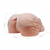 Миниатюрный мастурбатор с вибрацией и звуком вагина-анус "Temptation Passion lady2"