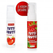 Съедобный Оральный Гель со вкусом земляники "TUTTI-FRUTTI", 30 г