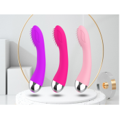 Перезаряжаемый вибратор c шипами на головке, стимулирующие точку G "AFY-F27"