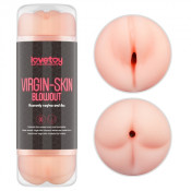 Двусторонний мастурбатор в тубусе "Virgin Skin Lovetoy"